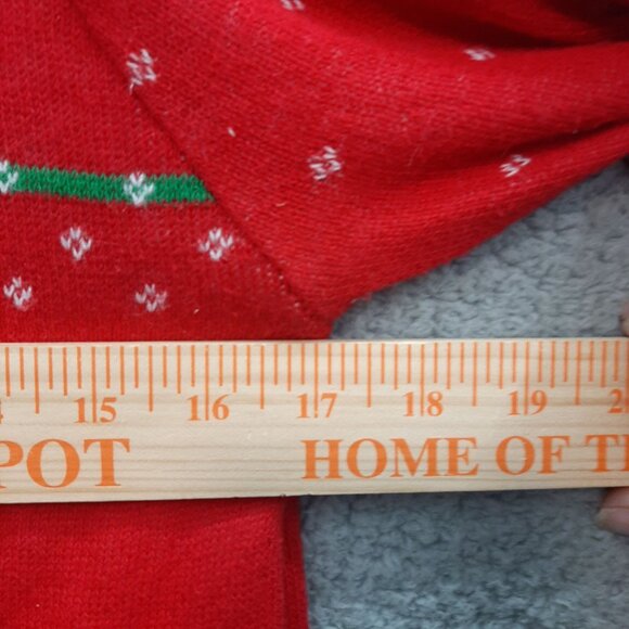 Disney Red Mickey Mouse Christmas Sweater Medium - Picture 5 of 7